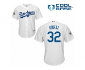 Los Angeles Dodgers #32 Sandy Koufax Replica White Home 2017 World Series Bound Cool Base MLB Jersey