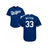 Los Angeles Dodgers #33 Tony Watson Replica Royal Blue Alternate Cool Base MLB Jersey