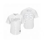 Los Angeles Dodgers #35 Cody Bellinger Belli White 2019 Players' Weekend Replica Jersey