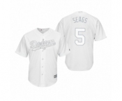 Los Angeles Dodgers #5 Corey Seager Seags White 2019 Players' Weekend Replica Jersey