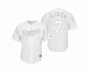 Los Angeles Dodgers #7 Julio Urias El Culichi White 2019 Players' Weekend Replica Jersey