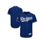 Los Angeles Dodgers Blank Blue 2017 Spring Training Flexbase Authentic Collection Stitched Baseball Jersey