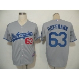 MLB Los Angeles Dodgers #63 Hoffmann Grey