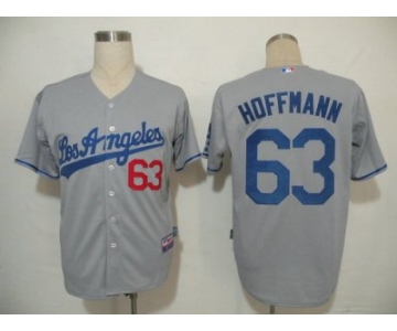 MLB Los Angeles Dodgers #63 Hoffmann Grey