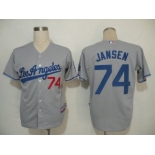 MLB Los Angeles Dodgers #74 Jansen Grey