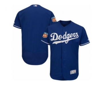 Men L.A. Dodgers Royal 2016 Spring Training Blank Flexbase Authentic Collection Team Jersey