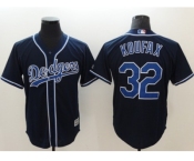 Men Los Angeles Dodgers #32 Sandy Koufax Navy Blue New Cool Base Stitched Baseball Jersey