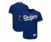 Men Los Angeles Dodgers Customized Majestic Royal 2018 Spring Training Flex Base Team Jersey