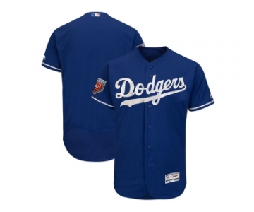 Men Los Angeles Dodgers Customized Majestic Royal 2018 Spring Training Flex Base Team Jersey