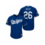 Men's Los Angeles Dodgers #26 Chase Utley 2017 Spring Training Cool Base Stitched MLB Jersey