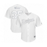 Men's Los Angeles Dodgers #35 Cody Bellinger Belli Authentic White 2019 Players Weekend Baseball Jersey (2)