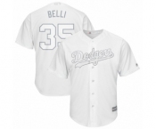 Men's Los Angeles Dodgers #35 Cody Bellinger Belli Authentic White 2019 Players Weekend Baseball Jersey (2)