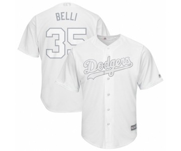 Men's Los Angeles Dodgers #35 Cody Bellinger Belli Authentic White 2019 Players Weekend Baseball Jersey (2)