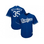 Men's Los Angeles Dodgers #35 Cody Bellinger Royal Cool Base Jersey