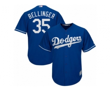 Men's Los Angeles Dodgers #35 Cody Bellinger Royal Cool Base Jersey