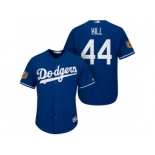 Men's Los Angeles Dodgers #44 Rich Hill 2017 Spring Training Cool Base Stitched MLB Jersey