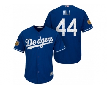 Men's Los Angeles Dodgers #44 Rich Hill 2017 Spring Training Cool Base Stitched MLB Jersey