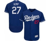 Men's Majestic Los Angeles Dodgers #27 Matt Kemp Royal Blue Alternate Flex Base Authentic Collection MLB Jersey