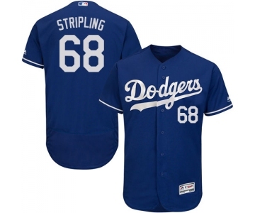 Men's Majestic Los Angeles Dodgers #68 Ross Stripling Royal Blue Flexbase Authentic Collection MLB Jersey