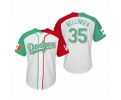 Mlb #35 Cody Bellinger Los Angeles Dodgers Two-Tone Mexican Heritage Night Cool Base Jersey