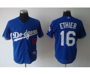 mlb jerseys los angeles dodgers #16 ethier blue