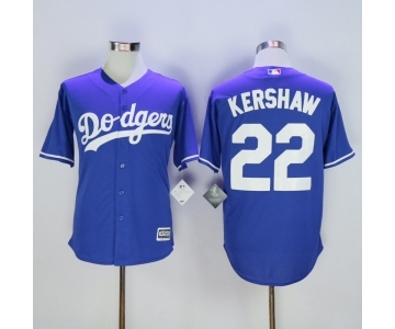 mlb jerseys los angeles dodgers #22 kershaw blue[new]