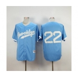 mlb jerseys los angeles dodgers #22 kershaw lt.blue[m&n]