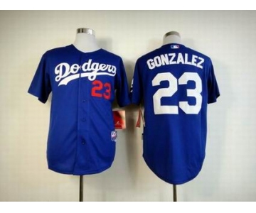 mlb jerseys los angeles dodgers #23 gonzalez blue[gonzalez]