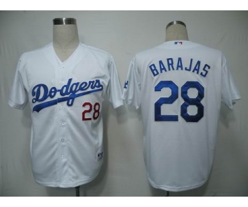 mlb jerseys los angeles dodgers #28 barajas white