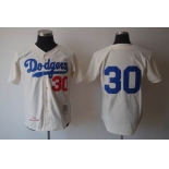 mlb jerseys los angeles dodgers #30 maury wills m&n cream 1962