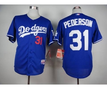 mlb jerseys los angeles dodgers #31 pederson blue