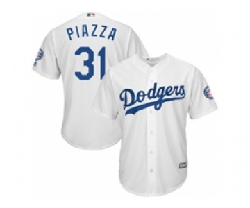 mlb jerseys los angeles dodgers #31 pederson white[2016 Hall Of Fame Induction]