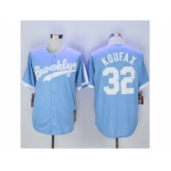 mlb jerseys los angeles dodgers #32 koufax lt.blue