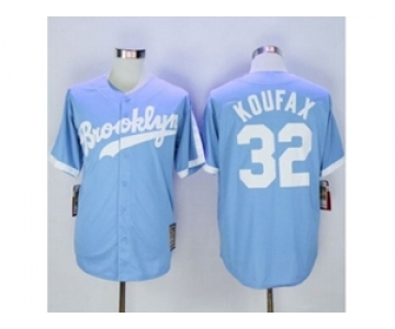 mlb jerseys los angeles dodgers #32 koufax lt.blue