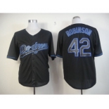 mlb jerseys los angeles dodgers #42 robinson black[fashion]