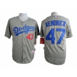 mlb jerseys los angeles dodgers #47 kendrick grey