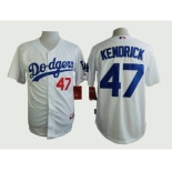 mlb jerseys los angeles dodgers #47 kendrick white