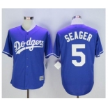 mlb jerseys los angeles dodgers #5 corey seager blue