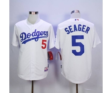 mlb jerseys los angeles dodgers #5 corey seager white