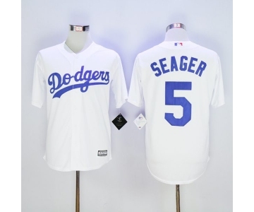 mlb jerseys los angeles dodgers #5 corey seager white[new]