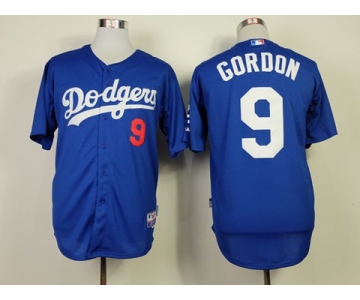 mlb jerseys los angeles dodgers #9 gordon blue