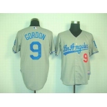 mlb jerseys los angeles dodgers #9 gordon grey