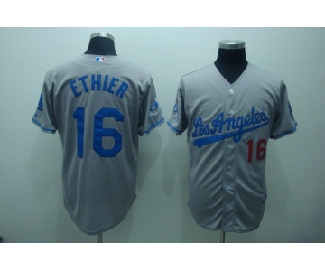 mlb los angeles dodgers #16  ethier grey(cool base)