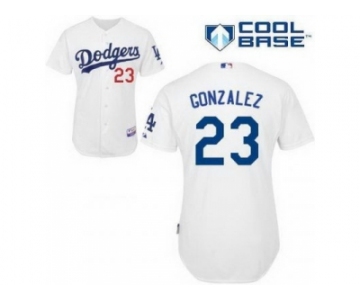 mlb los angeles dodgers #23 gonzalez white[cool base]