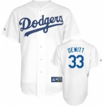 mlb los angeles dodgers #33 Dewitt white