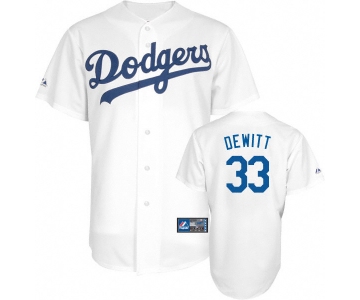 mlb los angeles dodgers #33 Dewitt white