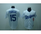 mlb los angeles dodgers furcal #15 white