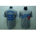 mlb los angeles dodgers martin #55 grey(cool base)