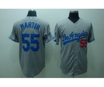 mlb los angeles dodgers martin #55 grey(cool base)