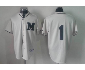 mlb jerseys milwaukee brewers #1 white[M]